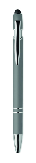 Bolígrafo de aluminio gomoso