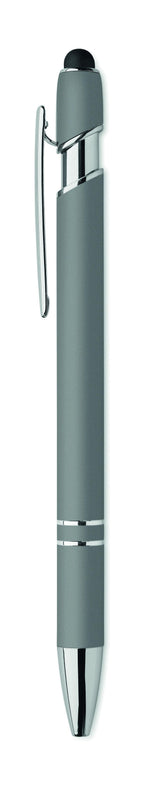 Bolígrafo de aluminio gomoso