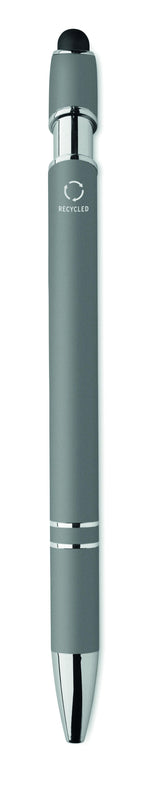 Bolígrafo de aluminio gomoso