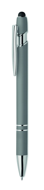Bolígrafo de aluminio gomoso