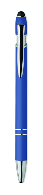 Bolígrafo de aluminio gomoso
