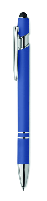 Bolígrafo de aluminio gomoso