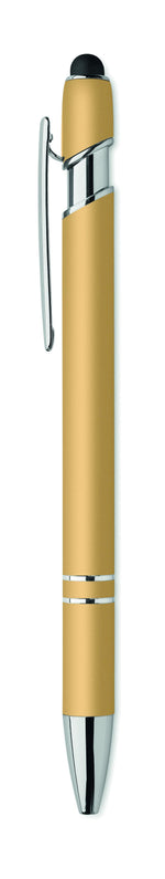 Bolígrafo de aluminio gomoso