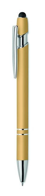 Bolígrafo de aluminio gomoso
