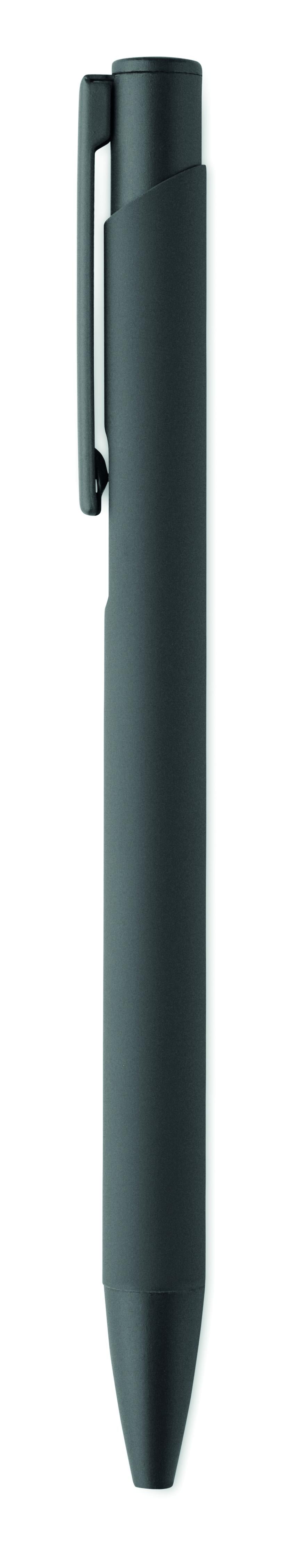 Bolígrafo de aluminio gomoso