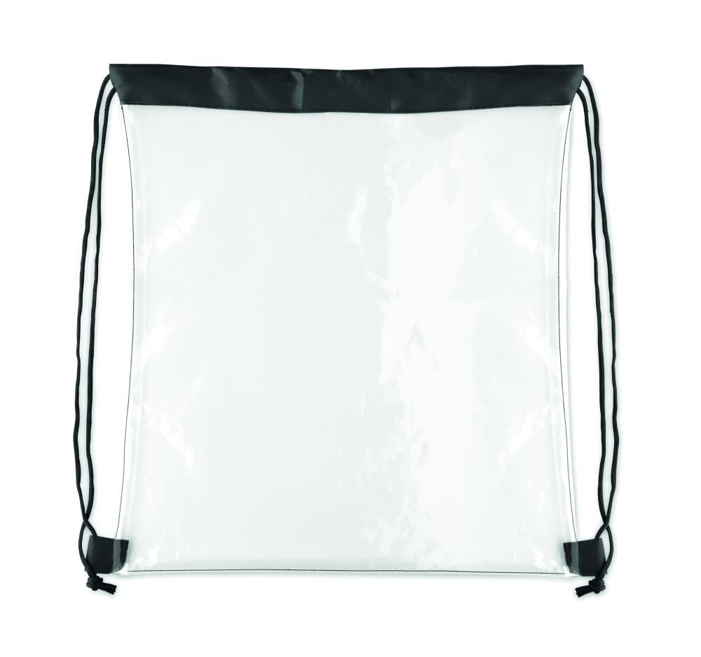 Bolsa Cuerdas Transparente PVC