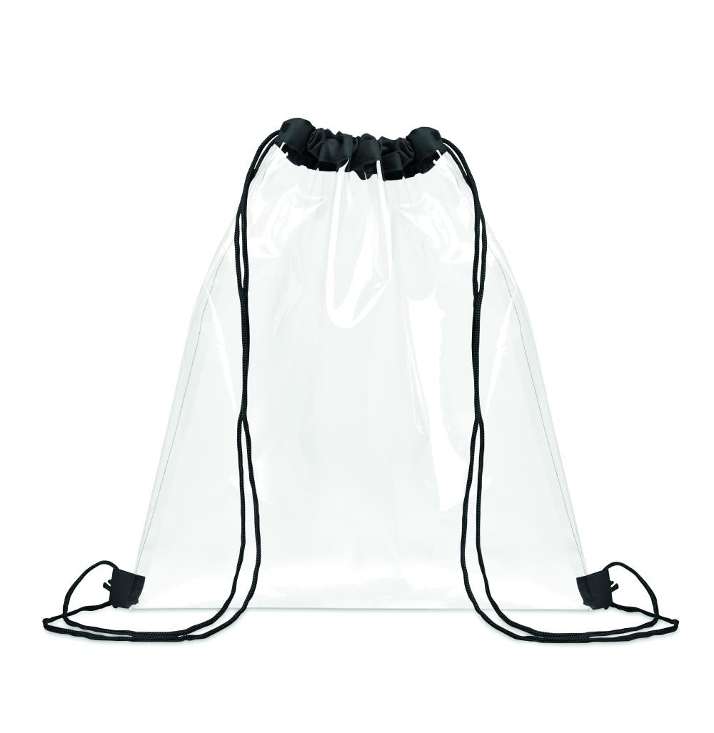 Bolsa Cuerdas Transparente PVC