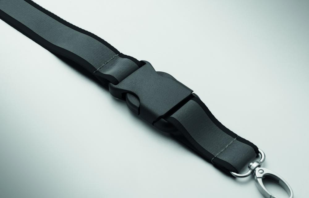 Lanyard RPET reflectante