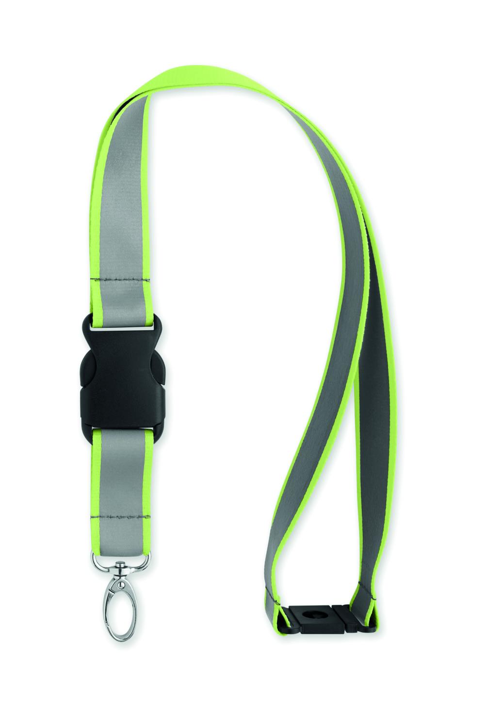 Lanyard RPET reflectante