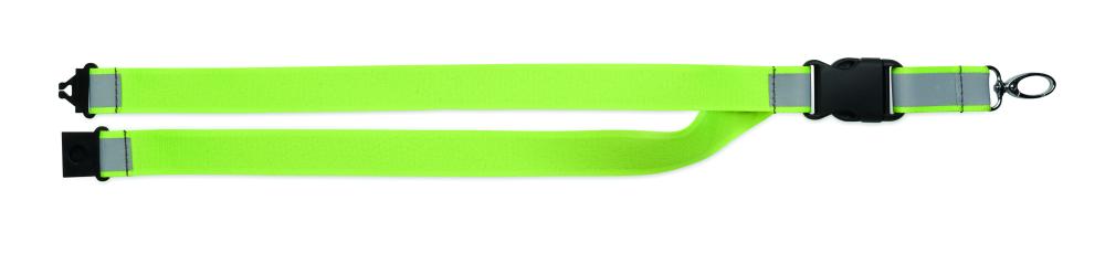 Lanyard RPET reflectante