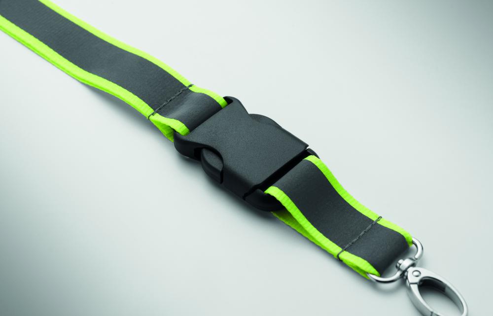 Lanyard RPET reflectante
