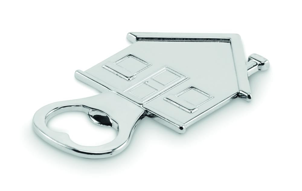 Abridor con forma de casa