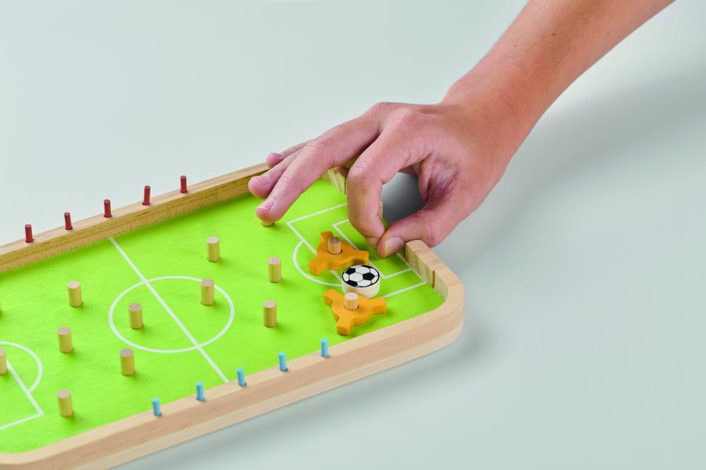 Juego de fútbol de madera
