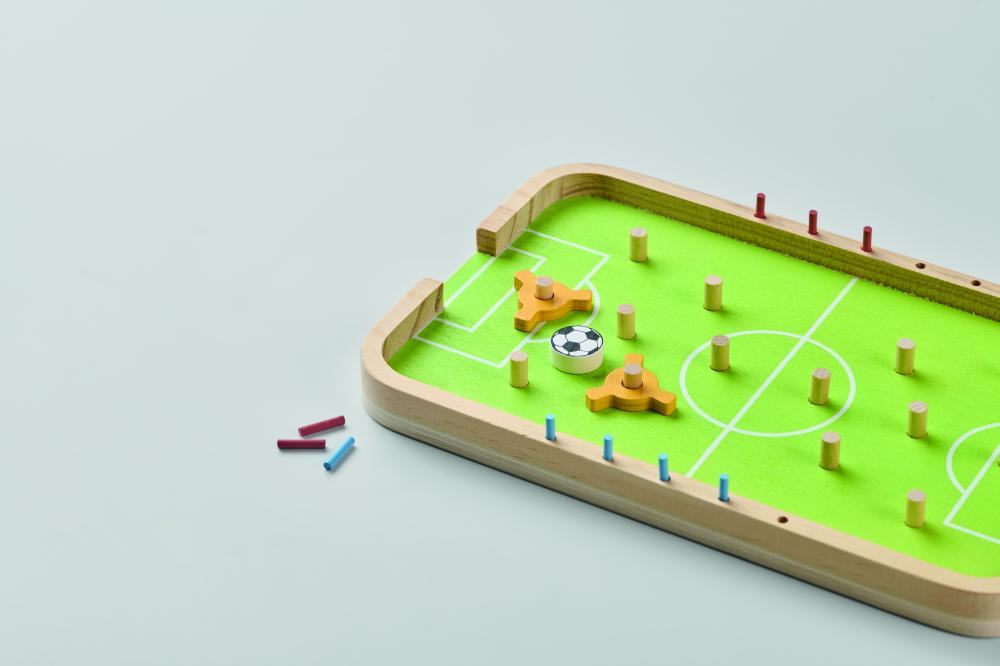 Juego de fútbol de madera