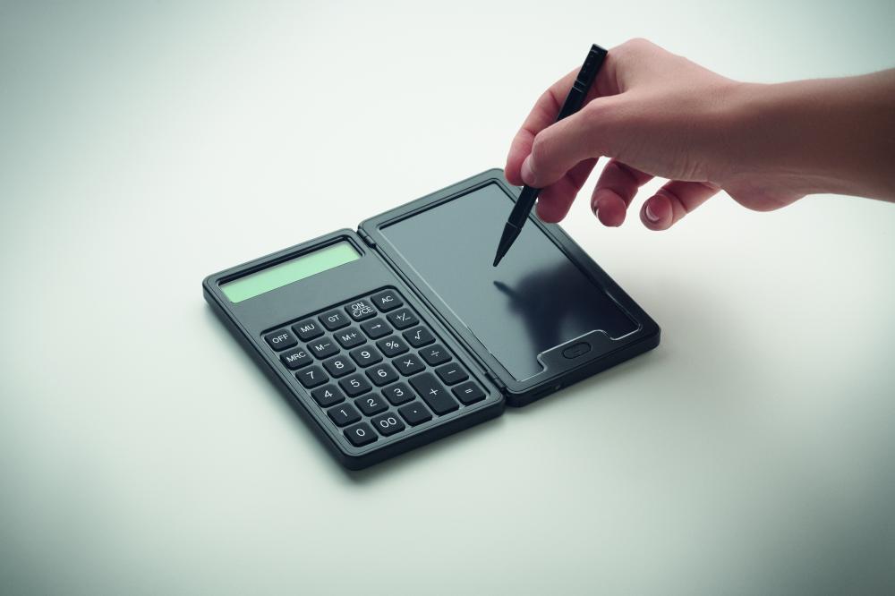 Calculadora con tableta LCD