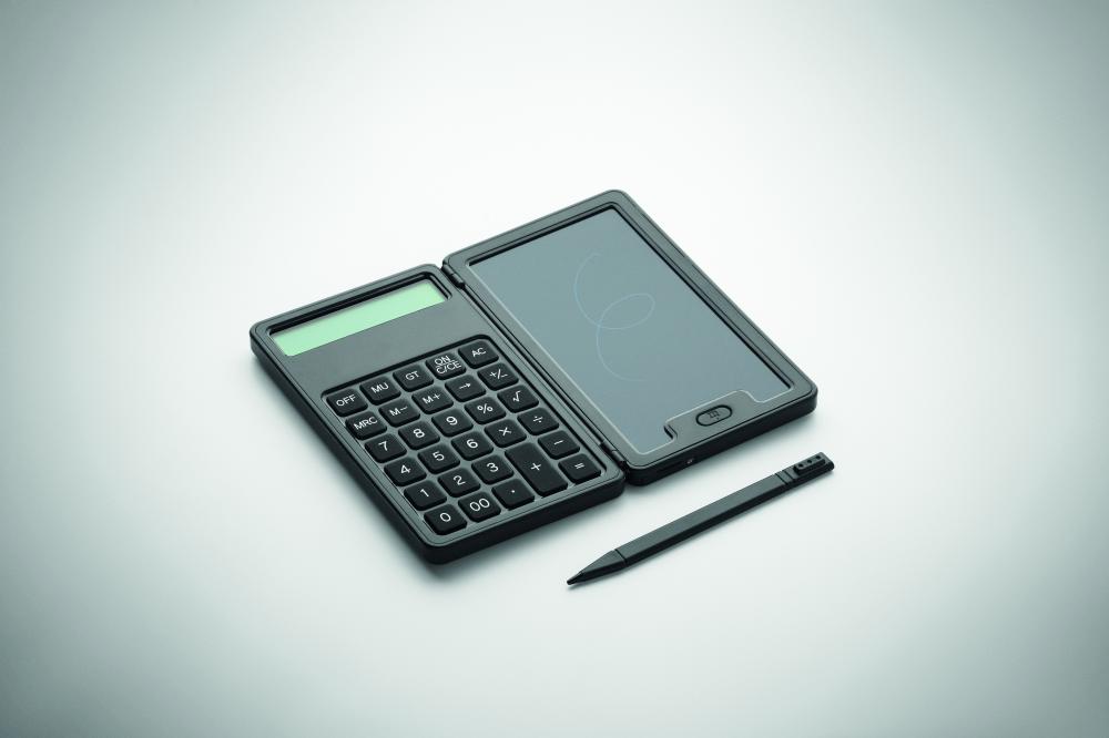 Calculadora con tableta LCD