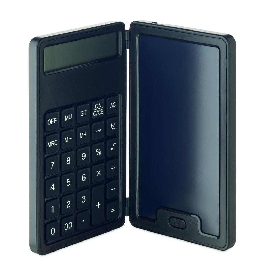 Calculadora con tableta LCD