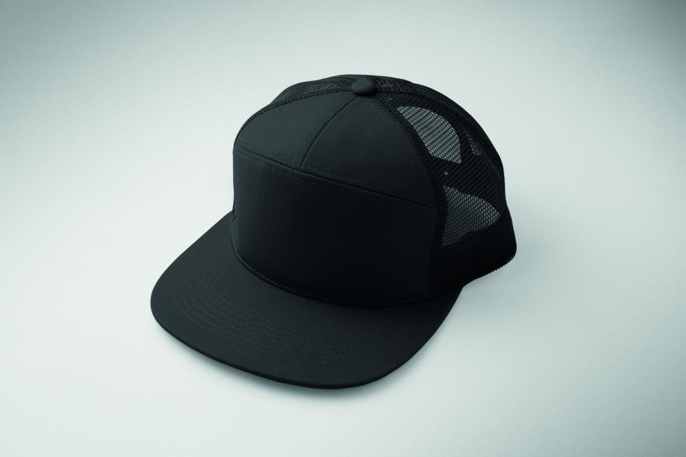 Gorra 7 Paneles Visera Plana