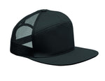 Gorra 7 Paneles Visera Plana