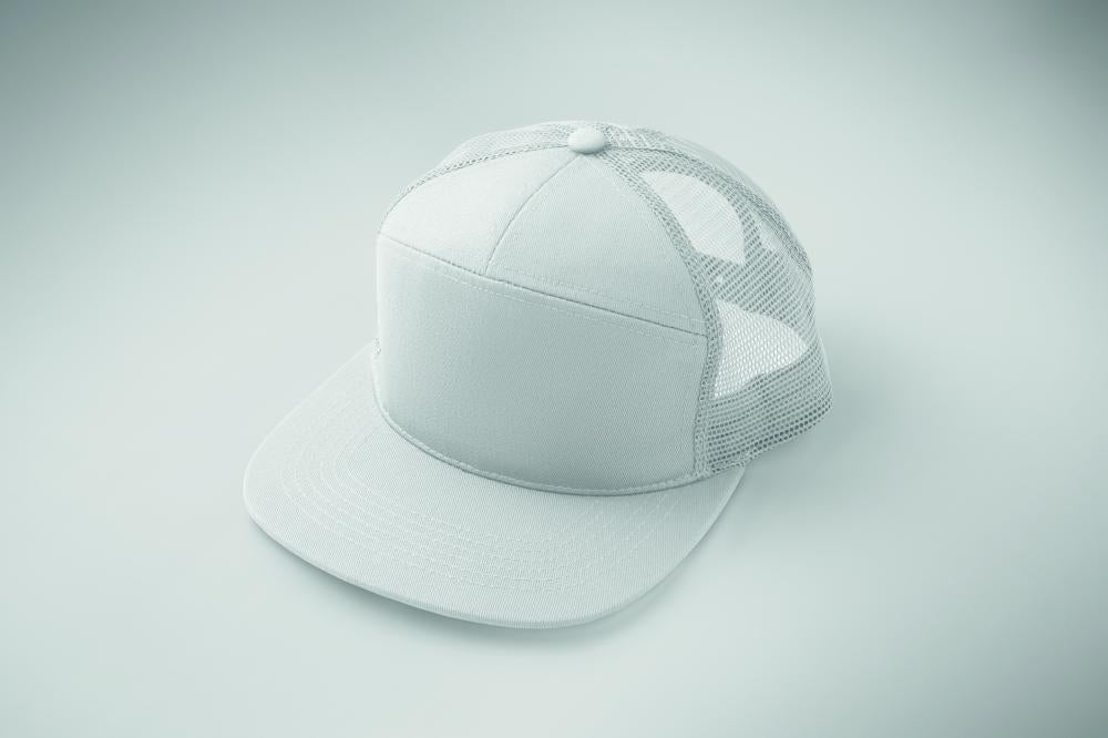 Gorra 7 Paneles Visera Plana