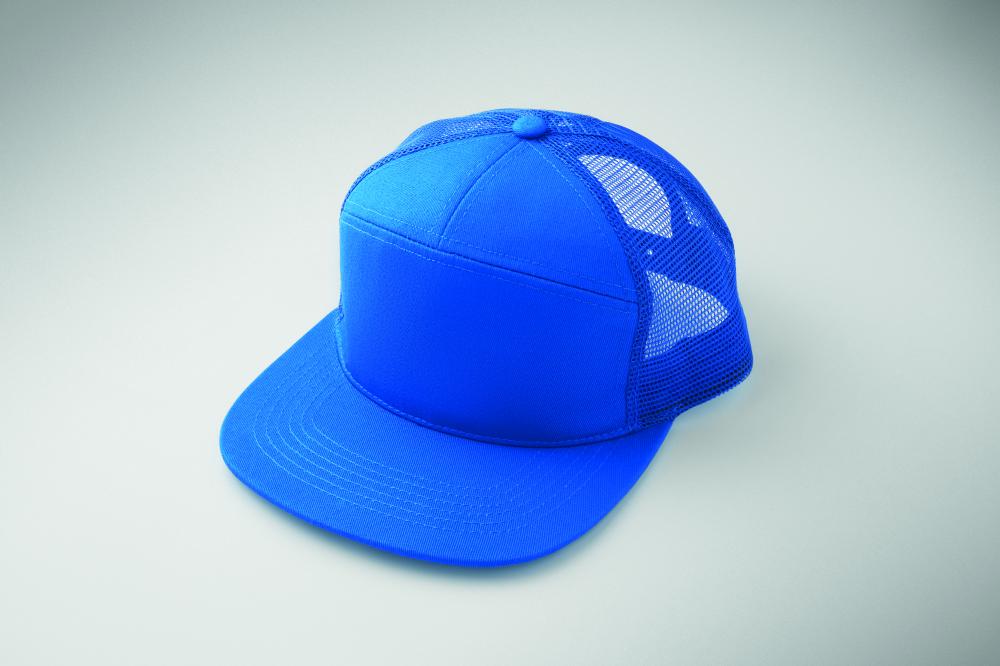 Gorra 7 Paneles Visera Plana