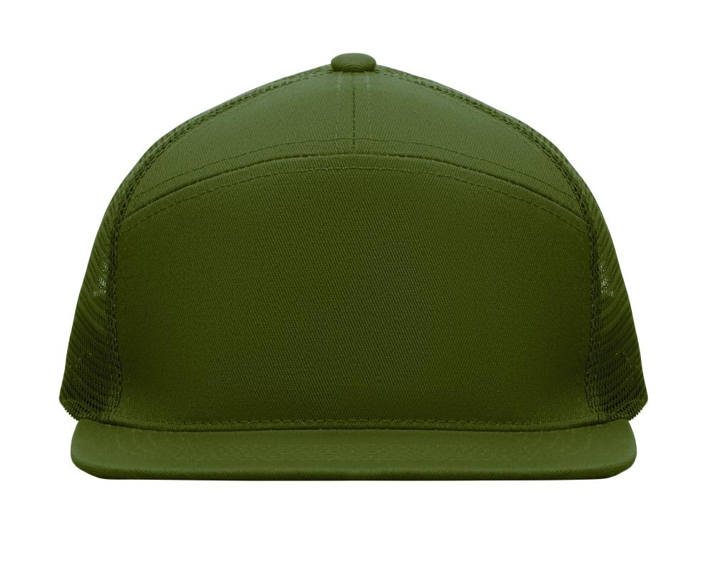 Gorra 7 Paneles Visera Plana