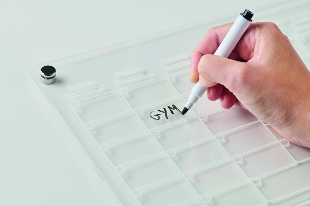 Pizarra planificadora mensual