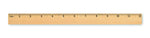 Regla de madera 30 cm