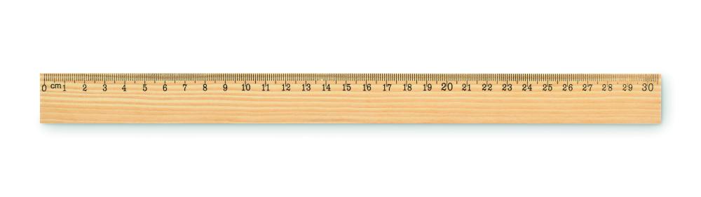 Regla de madera 30 cm