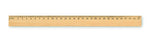Regla de madera 30 cm