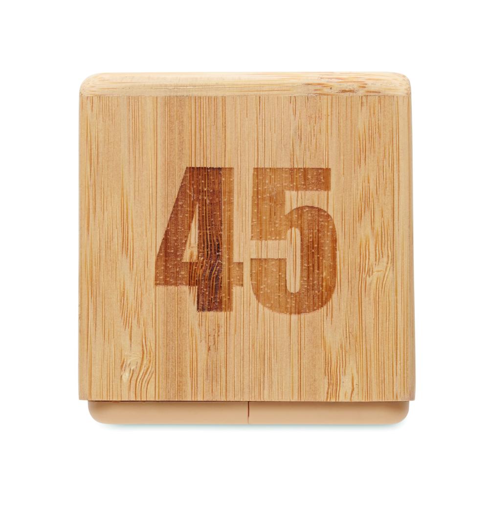 Reloj despertador giratorio