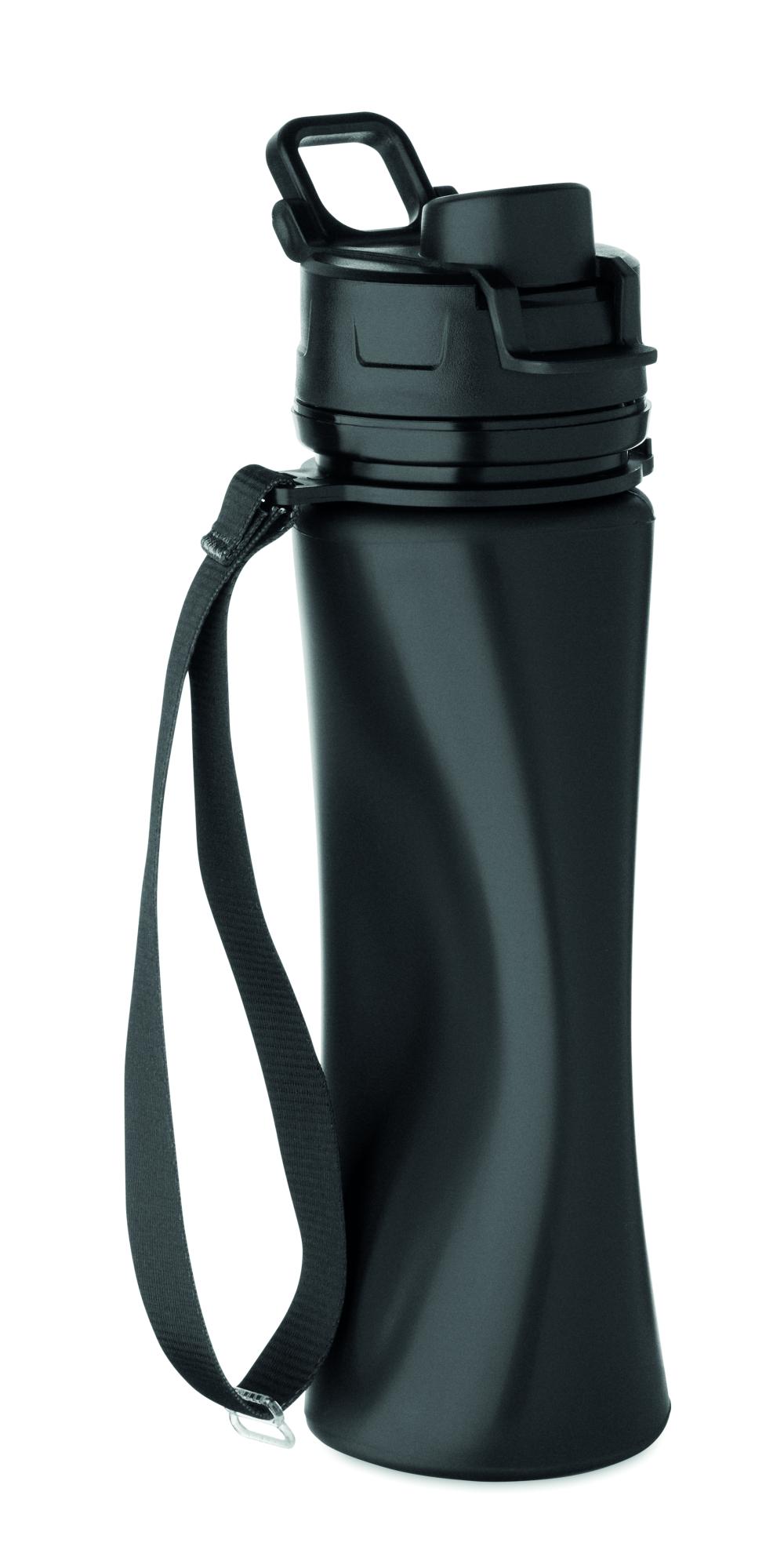 Botella de silicona plegable