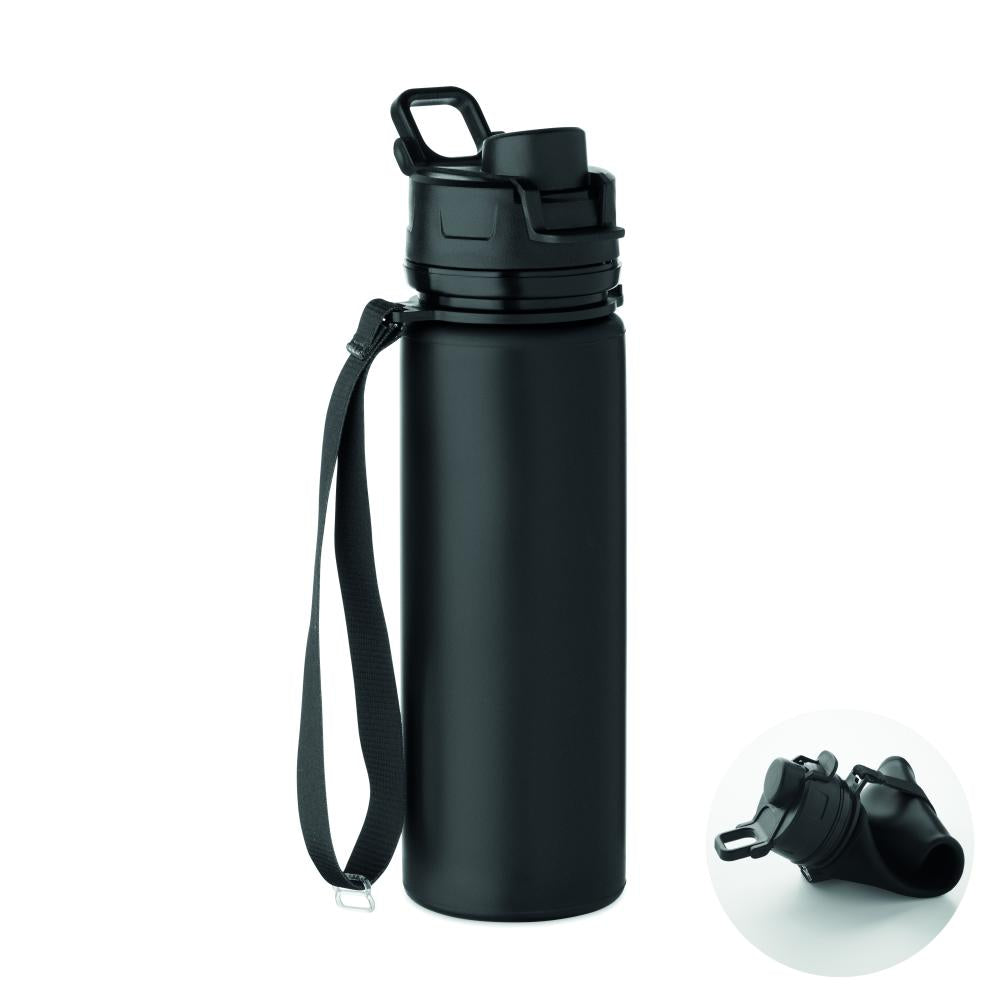 Botella de silicona plegable