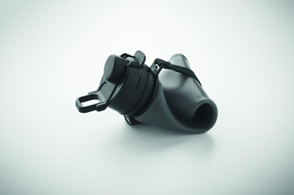 Botella de silicona plegable