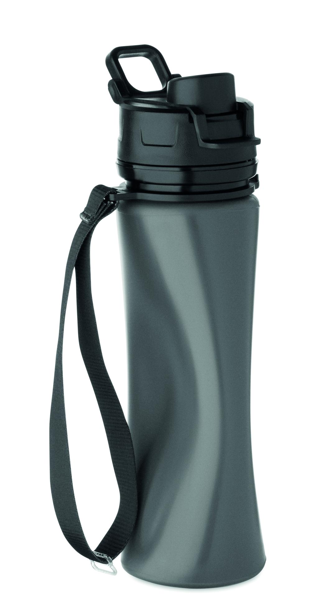 Botella de silicona plegable