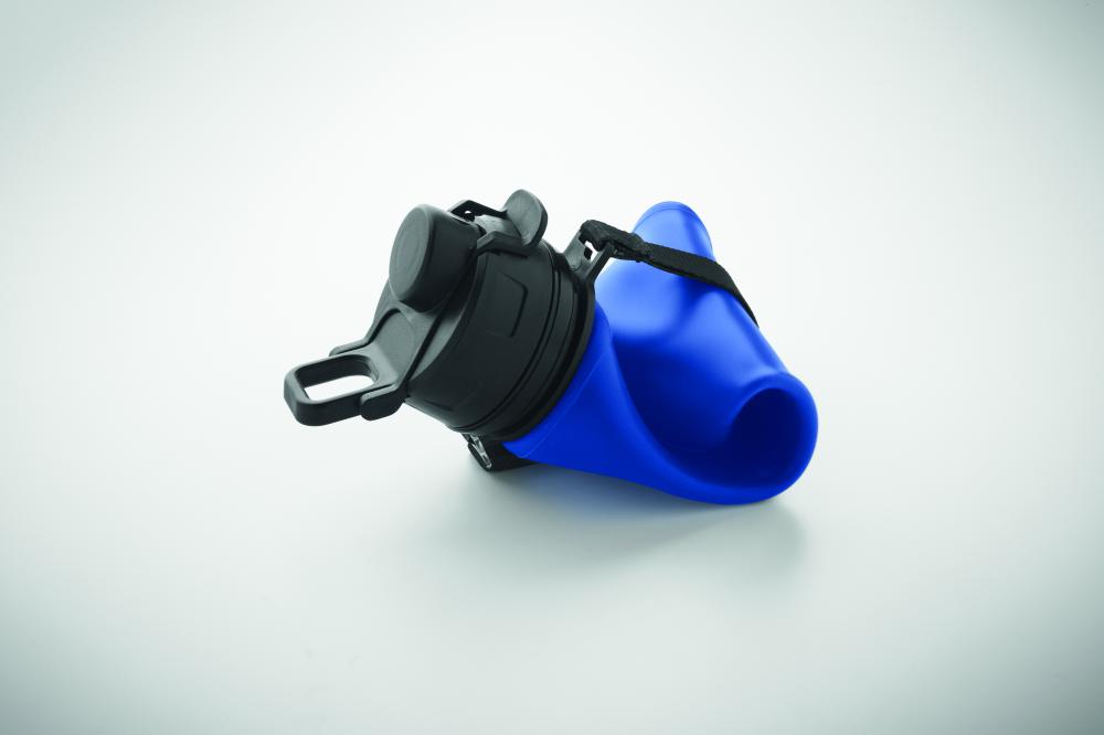 Botella de silicona plegable