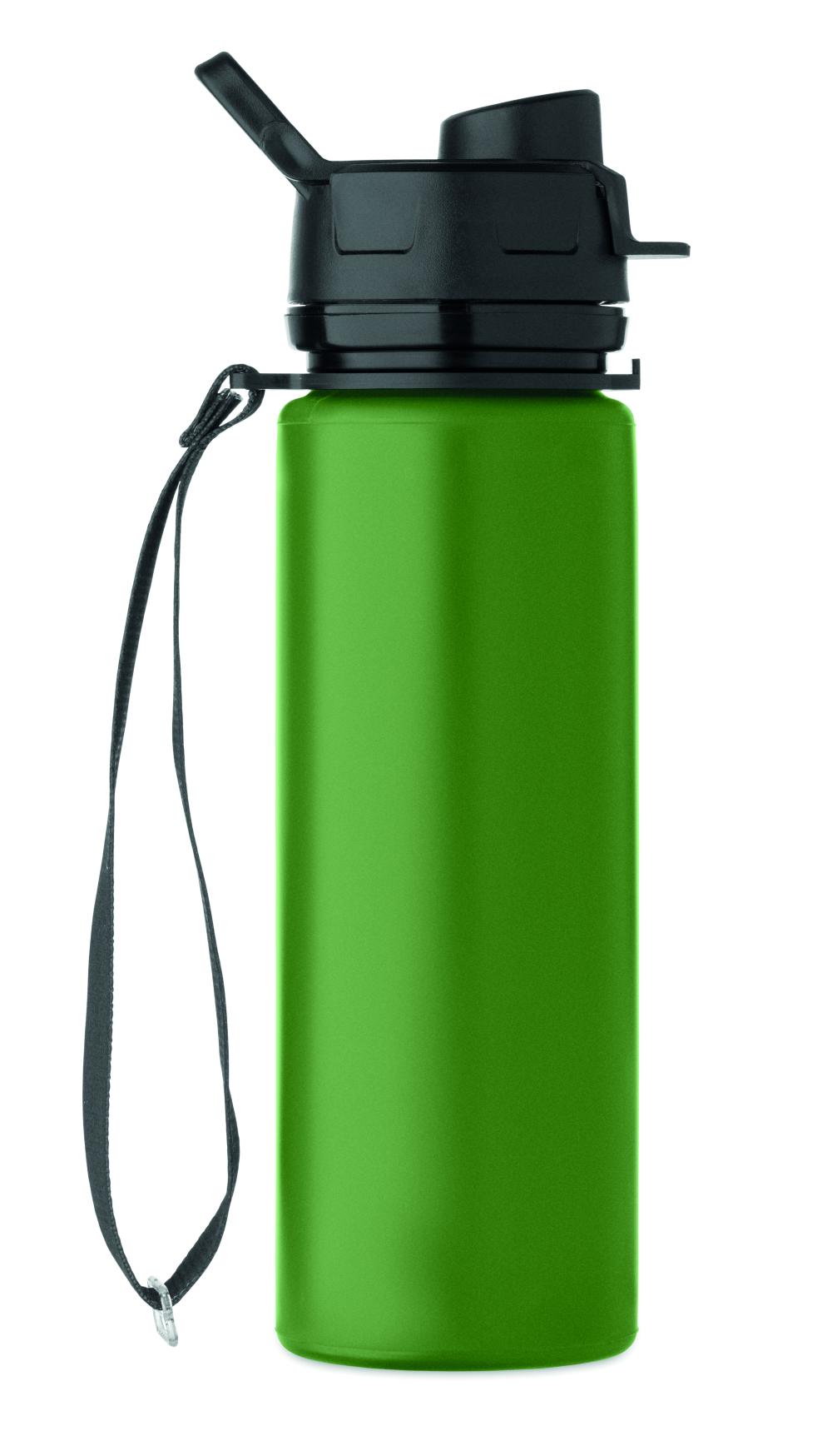 Botella de silicona plegable