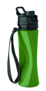 Botella de silicona plegable