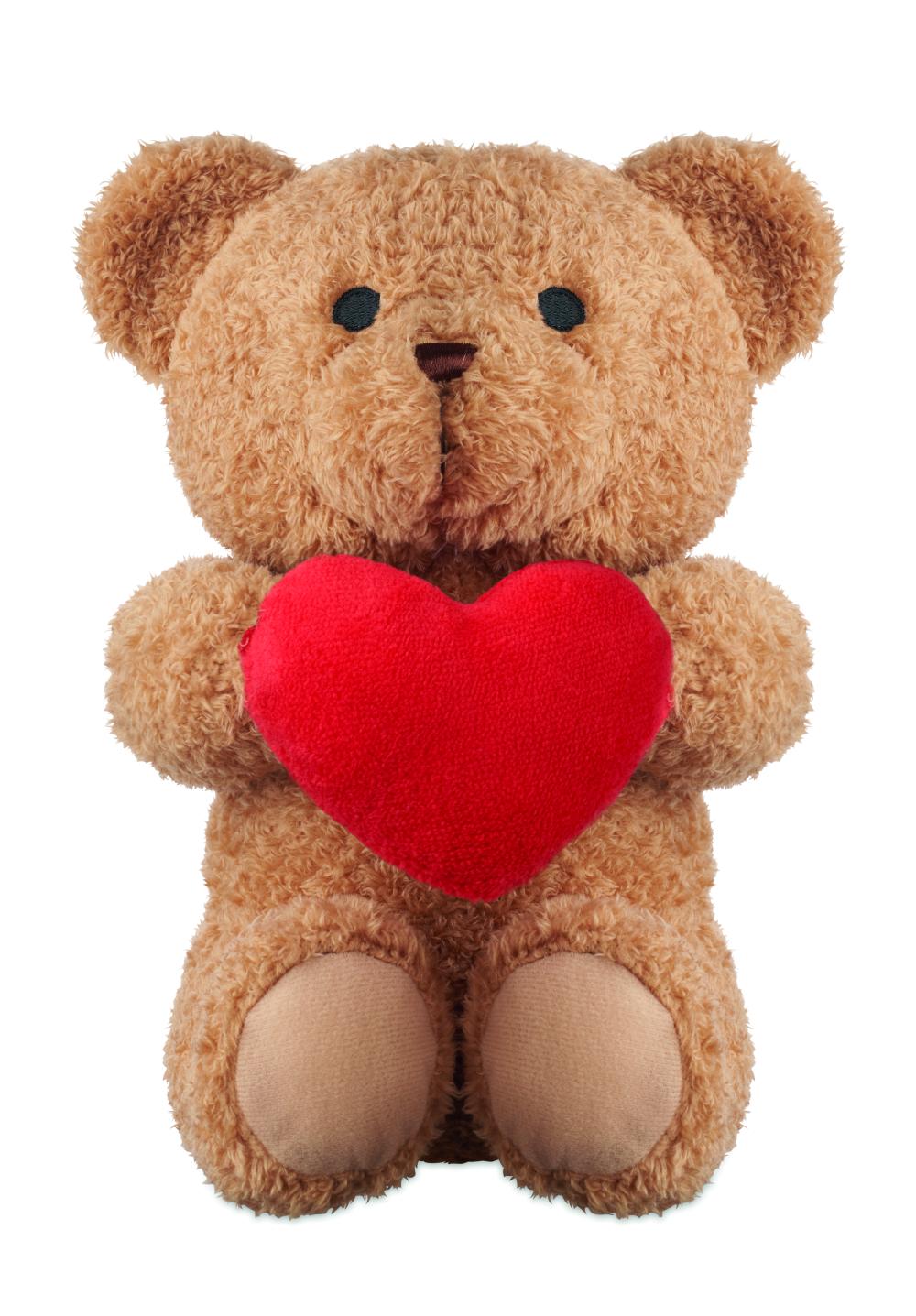 Osito de peluche corazón 23cm