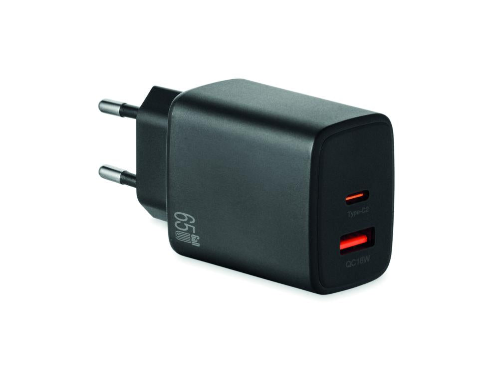 Adaptador pared UE de 2 polos