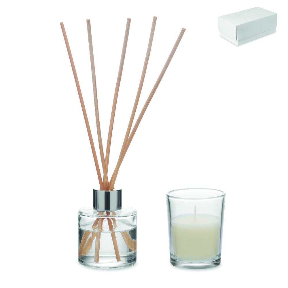 Set vela y difusor de vainilla