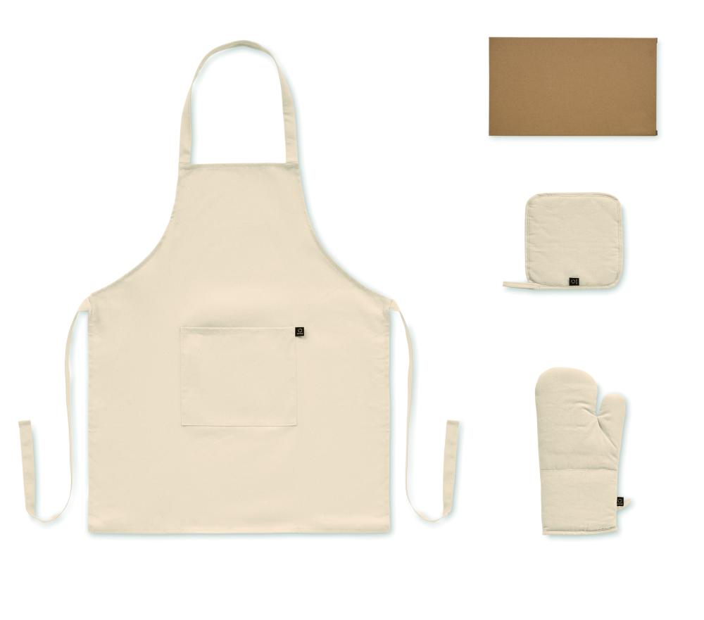 Set cocina algodón reciclado