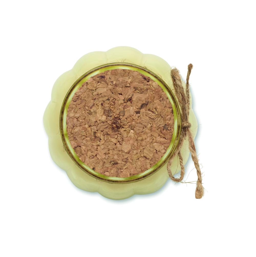 Vela cera vegetal de vainilla