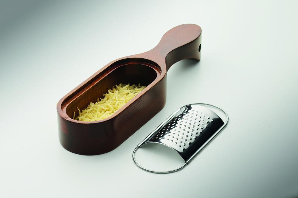 Rallador de queso de acacia