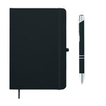 Set libreta A5 PU y boligrafo