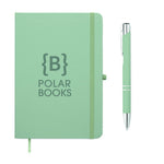 Set libreta A5 PU y boligrafo