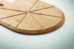 Tabla cortador pizza de bambú