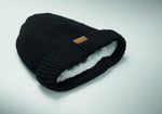 Gorro de punto con dobladillo