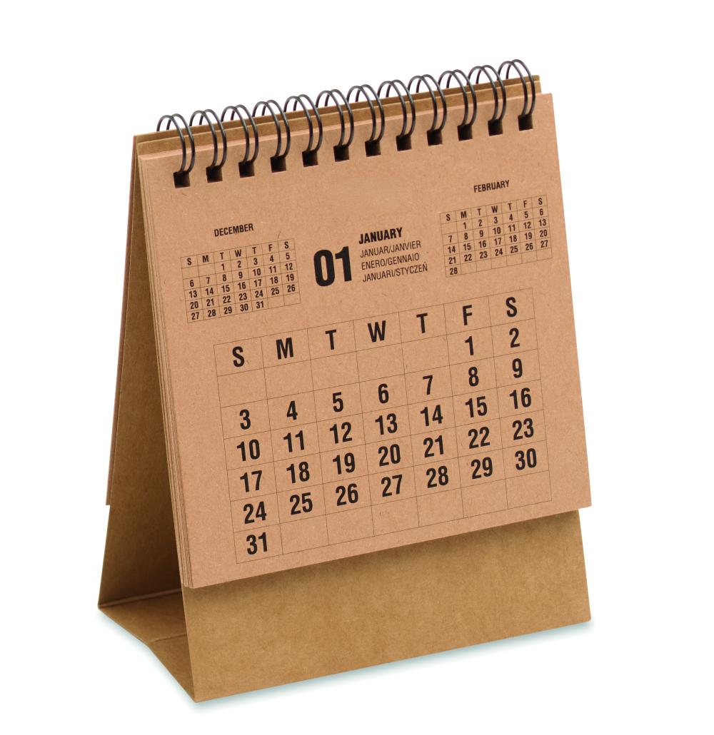 Calendario sobremesa 4 años