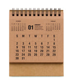 Calendario sobremesa 4 años